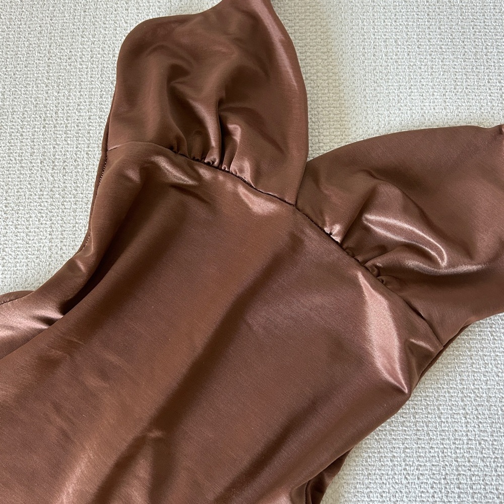 Skims satin body suit